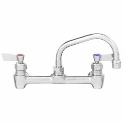 Fisher 13242 Backsplash Mounted Faucet With 8" Centers And 8" Swing Spout