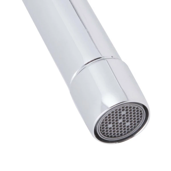 T&S Brass And Bronze Works Equip By T&S 5F-4DLS09 Deck Mounted Faucet With 9" Gooseneck Spout, 4" Centers, Laminar Flow Device, And Lever Handles - Image 5