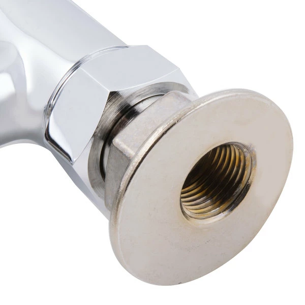 T&S Brass And Bronze Works Equip By T&S 5F-4DLS09 Deck Mounted Faucet With 9" Gooseneck Spout, 4" Centers, Laminar Flow Device, And Lever Handles - Image 6