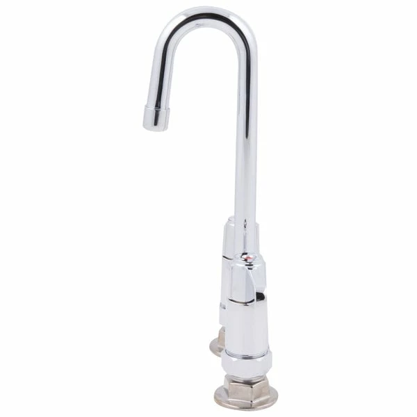T&S Brass And Bronze Works Equip By T&S 5F-4DLX03 Deck Mounted Faucet With 2 13/16" Gooseneck Spout, 4" Centers, Laminar Flow Device, And Lever Handles - Image 3