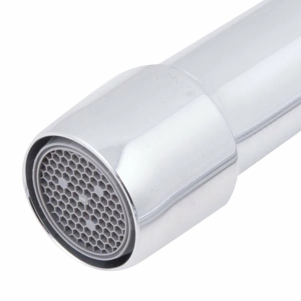 T&S Brass And Bronze Works Equip By T&S 5F-4DLX03 Deck Mounted Faucet With 2 13/16" Gooseneck Spout, 4" Centers, Laminar Flow Device, And Lever Handles - Image 5