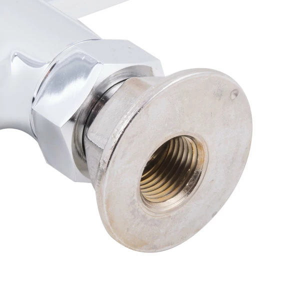 T&S Brass And Bronze Works Equip By T&S 5F-8DWX08 Deck Mounted Faucet With 8" Adjustable Centers, 8 1/8" Swing Spout, 5.27 GPM Laminar Flow Device, Cerama Cartridges, And Wrist Handles - Image 5