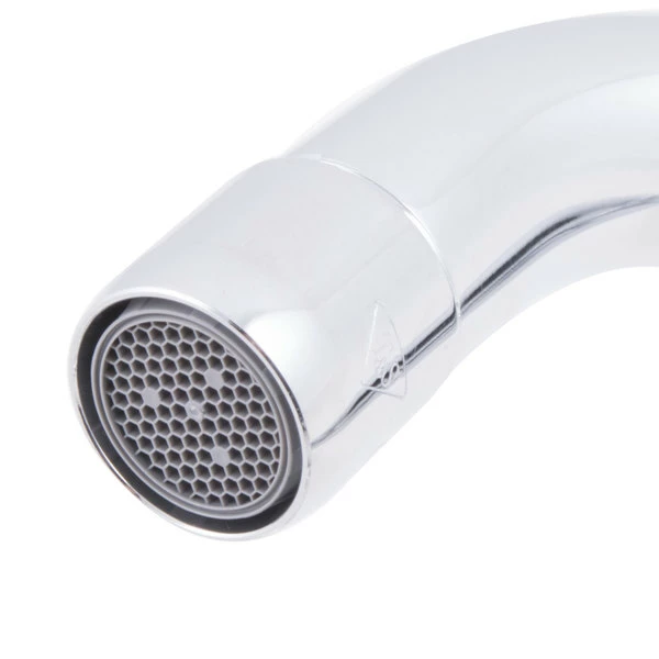 T&S Brass And Bronze Works Equip By T&S 5F-8DWX08 Deck Mounted Faucet With 8" Adjustable Centers, 8 1/8" Swing Spout, 5.27 GPM Laminar Flow Device, Cerama Cartridges, And Wrist Handles - Image 6