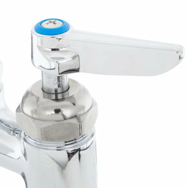 T&S Brass And Bronze Works T&S B-2283-CR Deck Mount Sink Faucet With 4" Adjustable Centers, 6" Swing Nozzle, And Cerama Cartridges - Image 6