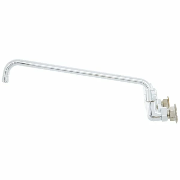 T&S Brass And Bronze Works Equip By T&S 5F-8WLX16 Wall Mounted Faucet With 16 1/8" Swing Spout, 5.2 GPM Laminar Flow Device, 8" Adjustable Centers, And Lever Handles - Image 3