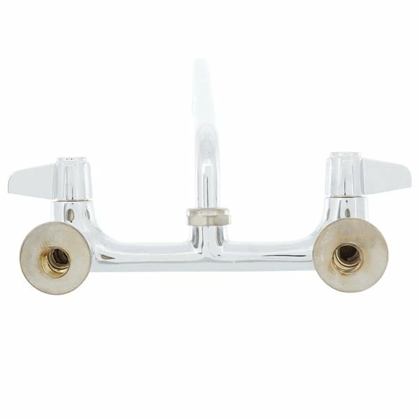 T&S Brass And Bronze Works Equip By T&S 5F-8WLX16 Wall Mounted Faucet With 16 1/8" Swing Spout, 5.2 GPM Laminar Flow Device, 8" Adjustable Centers, And Lever Handles - Image 4