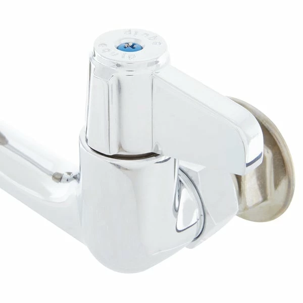 T&S Brass And Bronze Works Equip By T&S 5F-8WLX16 Wall Mounted Faucet With 16 1/8" Swing Spout, 5.2 GPM Laminar Flow Device, 8" Adjustable Centers, And Lever Handles - Image 5