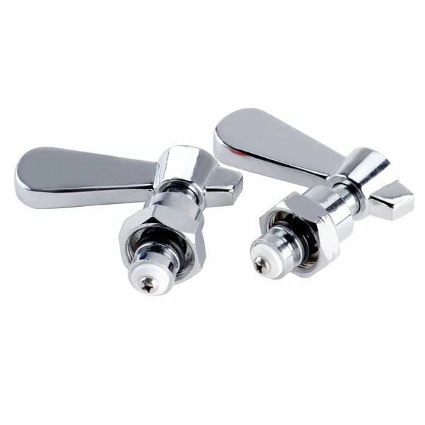 Regency Plumbing & Hardware Regency Lead Free Faucet Repair Kit With Handles And Stems For Wall Mount Faucets - Image 2