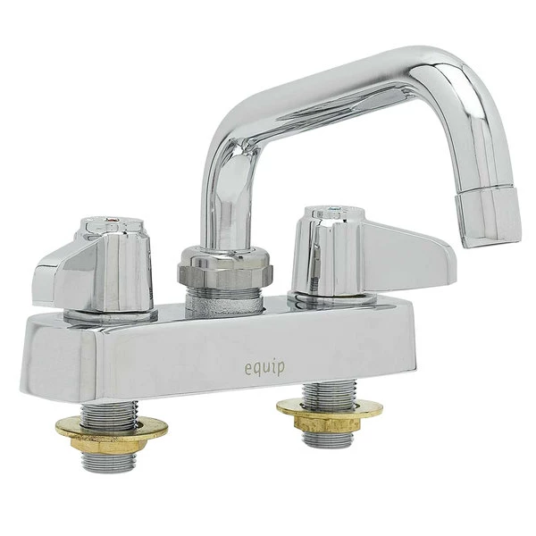 T&S Brass And Bronze Works Equip By T&S 5F-4CLX06 Deck Mounted Workboard Faucet With 6 1/8" Swing Nozzle And 4" Centers - ADA Compliant - Image 2