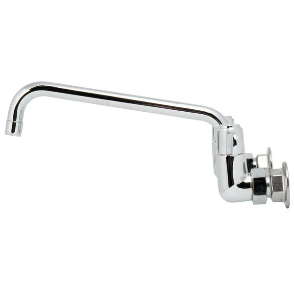 T&S Brass And Bronze Works Equip By T&S 5F-8WWB10 Wall Mounted Faucet With Adjustable 8" Centers, 10 1/8" Swing Spout, Laminar Flow Device, Cerama Cartridges, And Wrist Handles - Image 4