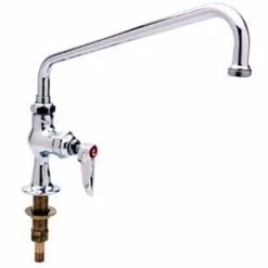 T&S Brass And Bronze Works T&S B-0206 Deck Mounted Single Hole Pantry Faucet With 12" Swing Nozzle