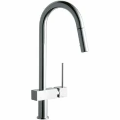 Elkay LKAV1031CR Avado Deck Mount Chrome Kitchen Faucet With Pull-Down Spray Head And Lever Handle