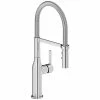 Elkay LKAV1061CR Avado Deck Mount Chrome Kitchen Faucet With Semi-Professional Spout And Lever Handle