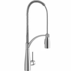 Elkay LKAV4061CR Avado Deck Mount Chrome Kitchen Faucet With Semi-Professional Spout And Forward Lever Handle