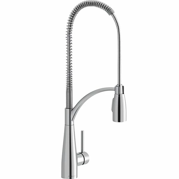 Elkay LKAV4061CR Avado Deck Mount Chrome Kitchen Faucet With Semi-Professional Spout And Forward Lever Handle