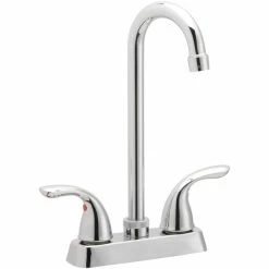 Elkay LK2477CR Everyday Deck Mount Chrome Bar Faucet With Lever Handles