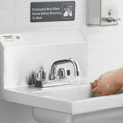 Regency Plumbing & Hardware Regency Deck Mount Faucet With 6" Swing Spout And 4" Centers