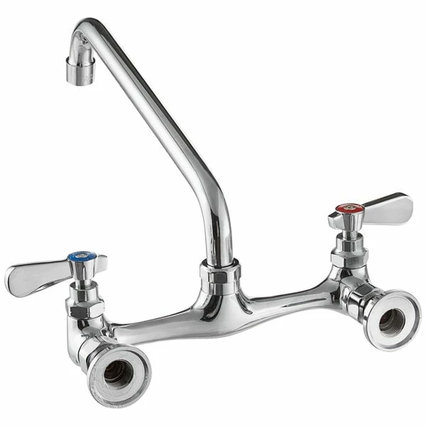 Regency Plumbing & Hardware Regency Wall Mount Faucet With 12" Swing Spout, 8" Centers, And Install Kit - Image 2
