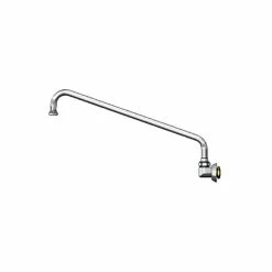 T&S Brass And Bronze Works T&S B-0526-5 Wall Mounted Faucet With 12" Swing Spout And 10.24 GPM Full Flow Stream Regulator