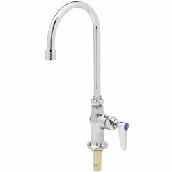 T&S Brass And Bronze Works T&S B-0305-01 Deck Mount Pantry Faucet With Single Supply And 5 9/16" Gooseneck Spout