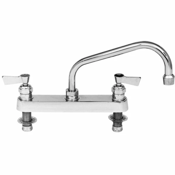 Fisher 3310 Deck-Mounted Swivel Faucet With 8" Centers - 6" Spout