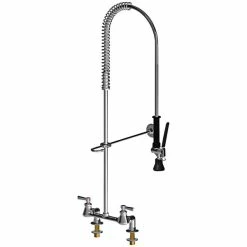 Chicago Faucet Company Chicago Faucets 510-SSXKCAB Deck-Mounted Pre-Rinse Faucet With 8" Fixed Centers