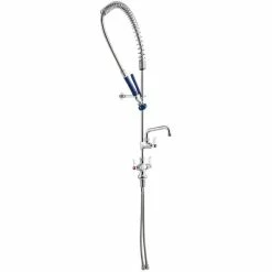 Waterloo 1.15 GPM Deck-Mounted Pre-Rinse Faucet With Single Base And 6" Add-On Faucet