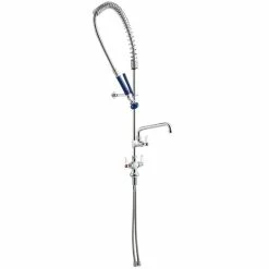 Waterloo 1.15 GPM Deck-Mounted Pre-Rinse Faucet With Single Base And 10" Add-On Faucet