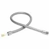 T&S Brass And Bronze Works T&S B-0020-H2A 14 3/8" Stainless Steel Flex Hose With Small Handle And Polyurethane Liner