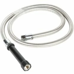 T&S Brass And Bronze Works Equip By T&S 5HSE68 68" Flexible Stainless Steel Hose For Equip Pre-Rinse Units