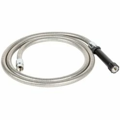 T&S Brass And Bronze Works Equip By T&S 5HSE96 96" Flexible Stainless Steel Hose For Equip Pre-Rinse Units