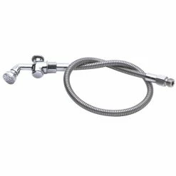 T&S Brass And Bronze Works T&S B-2137 50" Pre-Rinse Flex Hose With Angled Rosespray Spray Valve