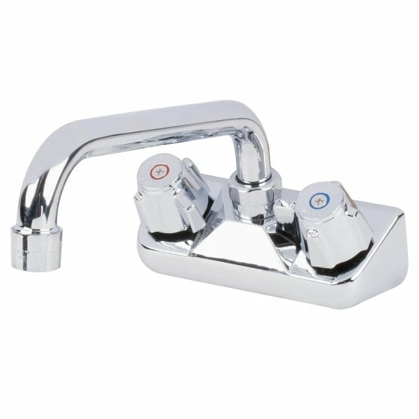 Regency Plumbing & Hardware Regency Wall Mount Bar Sink Faucet With 8" Swing Spout And 4" Centers - Image 2