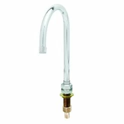 T&S Brass And Bronze Works T&S B-2140 Deck Mounted Faucet With 2 5/8" Gooseneck Spout And Finger Hook