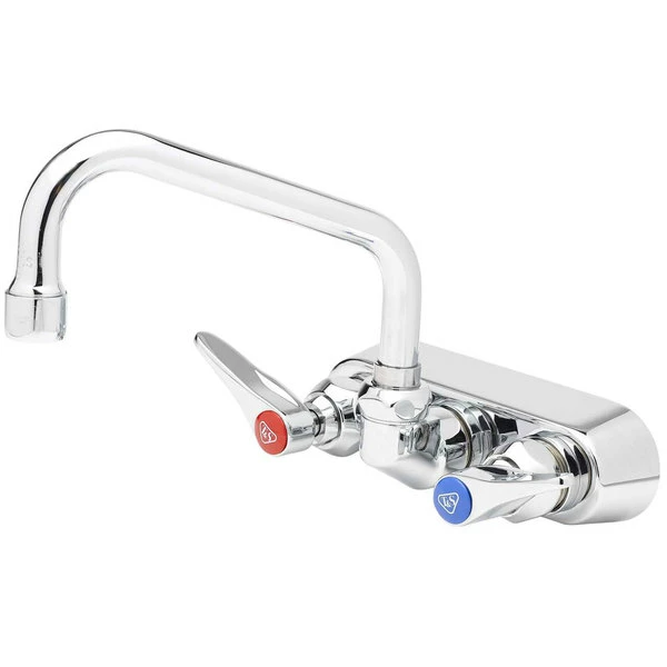 T&S Brass And Bronze Works T&S B-1105 Wall Mounted Workboard Faucet With 3 1/2" Centers - 6" Swing Nozzle