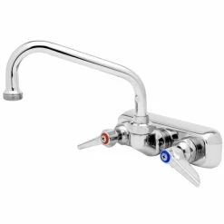 T&S Brass And Bronze Works T&S B-1118 Wall Mounted Workboard Faucet With 4" Centers - 12" Swing Nozzle